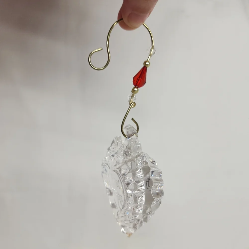 Waterford Crystal Our First Christmas Heart Shape Ornament